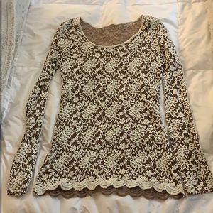 Lace long sleeve
